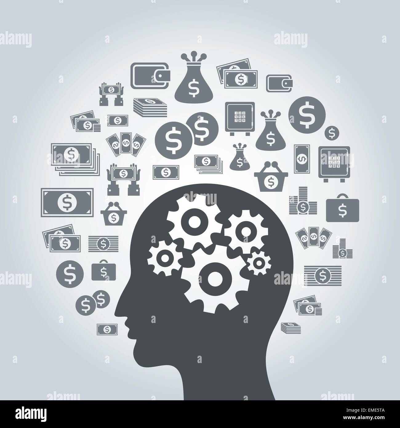 Mid adult business man Stock Vector Images - Alamy