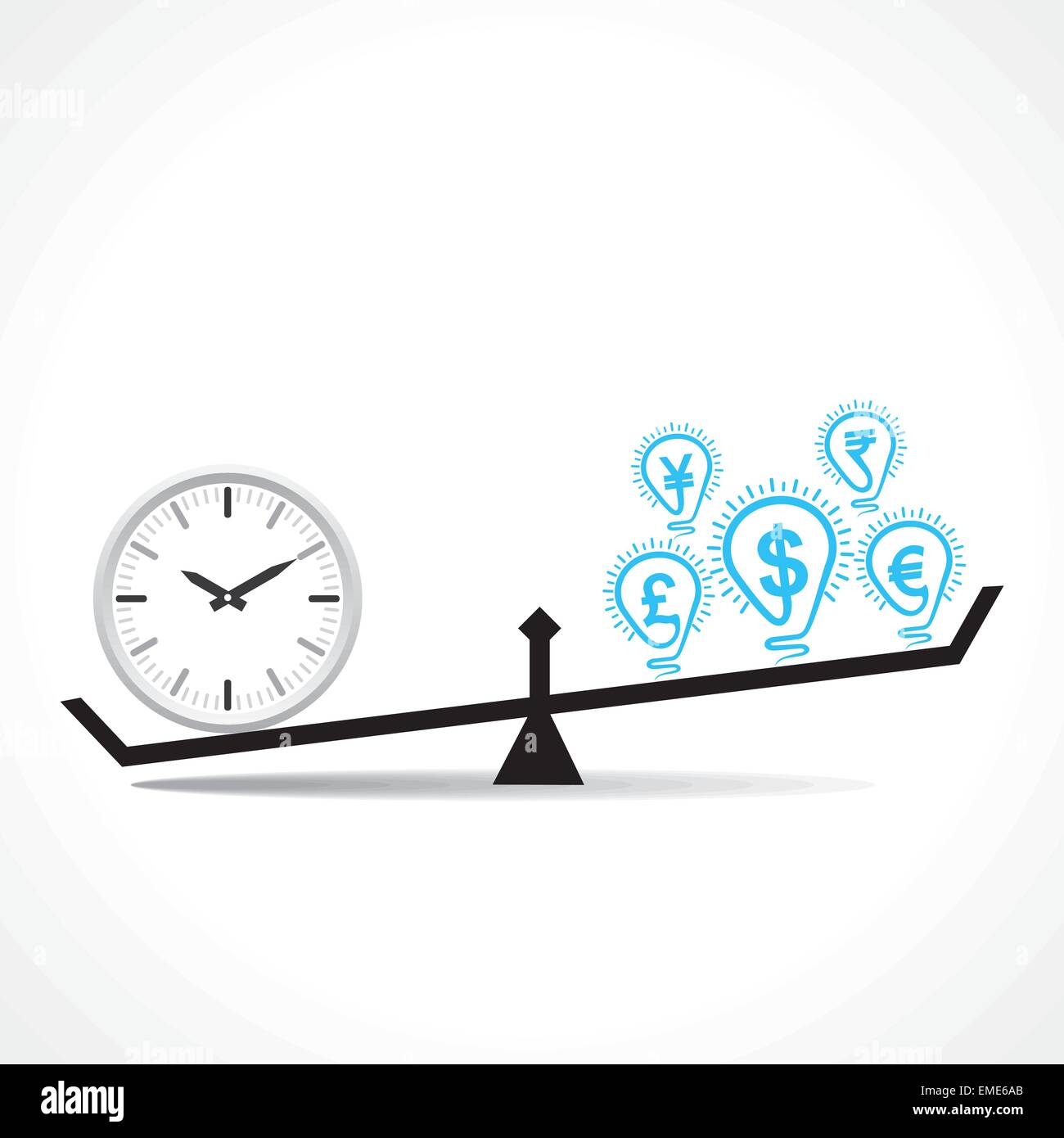 Unbalanced compare imbalance Stock Vector Images - Alamy