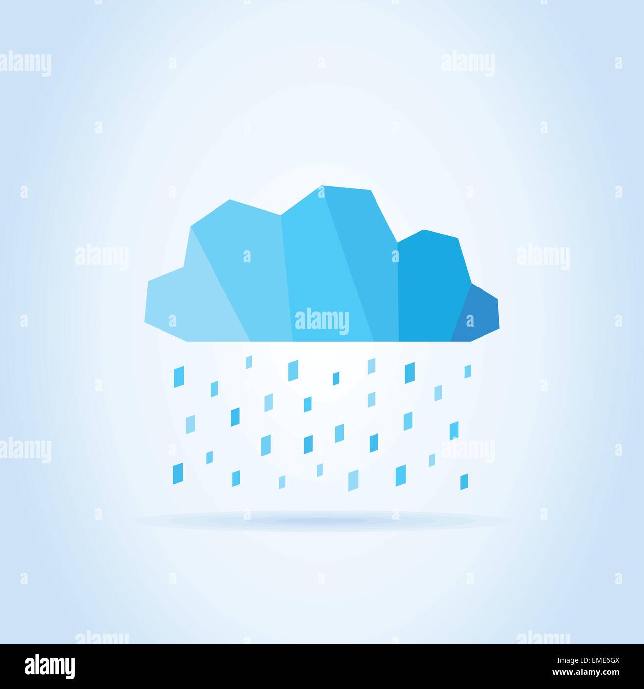 Blue cloud sky image Stock Vector Images - Alamy