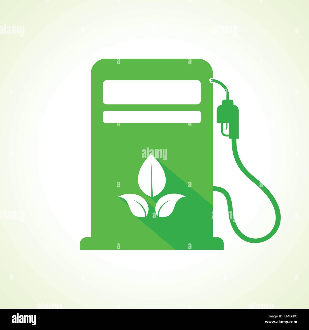 Bio fuel concept with petrol pump machine Stock Vector Image & Art - Alamy