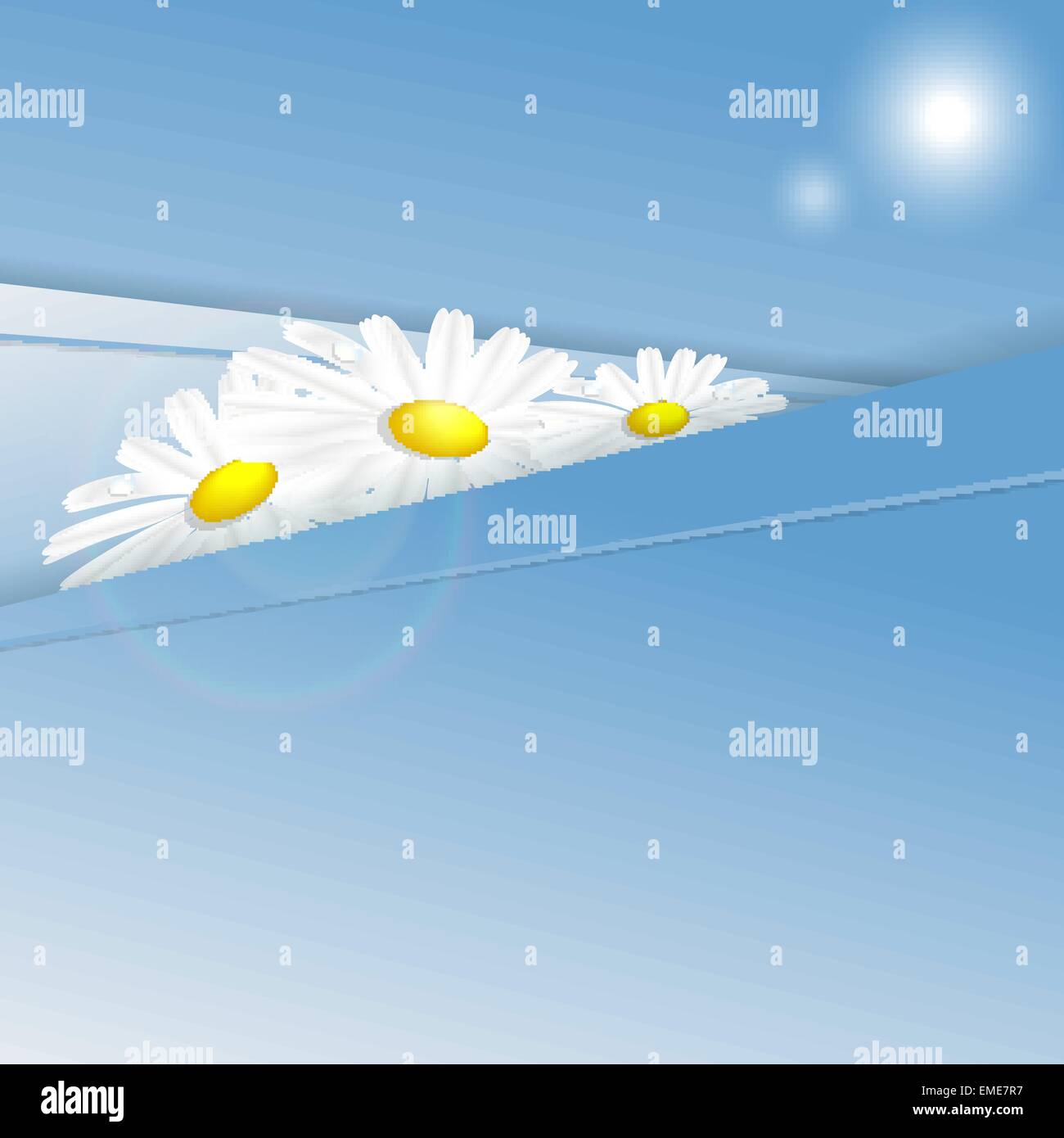 Vector abstract summer time background Stock Vector Image & Art - Alamy
