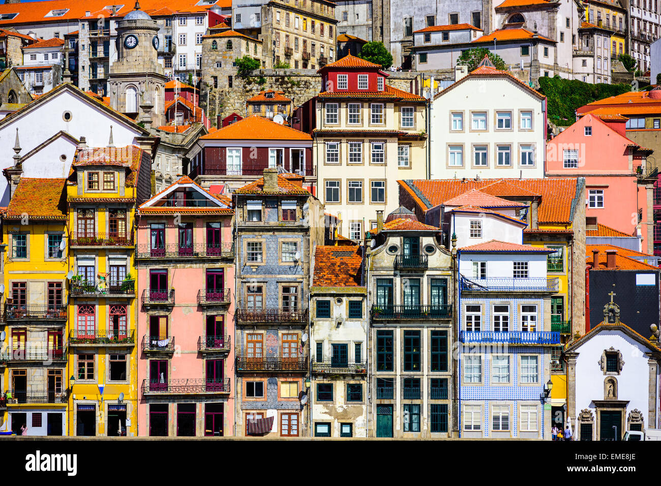 Porto, Portugal old buildings. Stock Photo