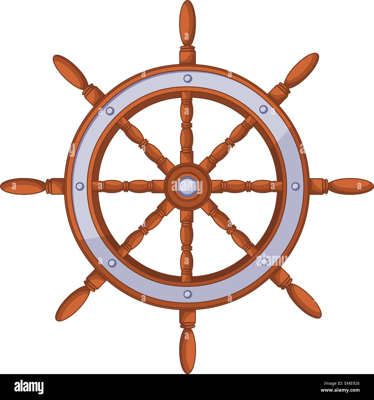 Wood Wheel Stock Vector Image Art Alamy