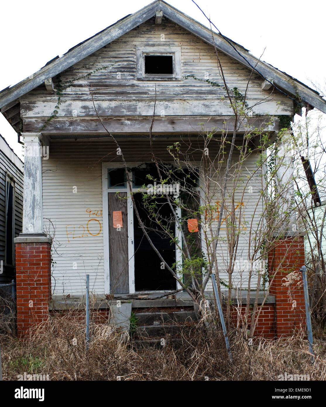 House in the Lower Ninth Ward of New Orleans 5 years after Hurricane ...