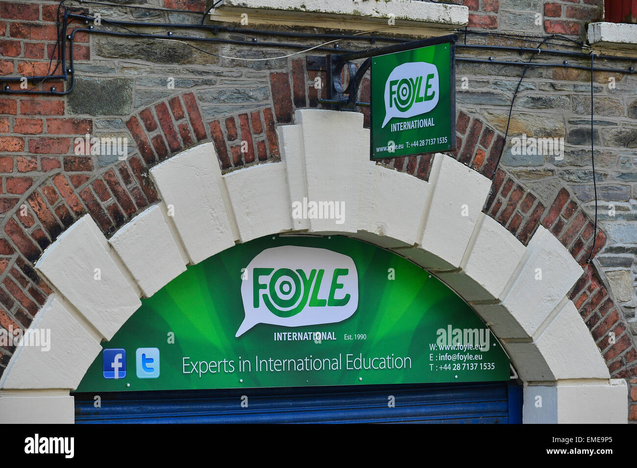 Exterior Of The Foyle International Language School Lower Magazine 