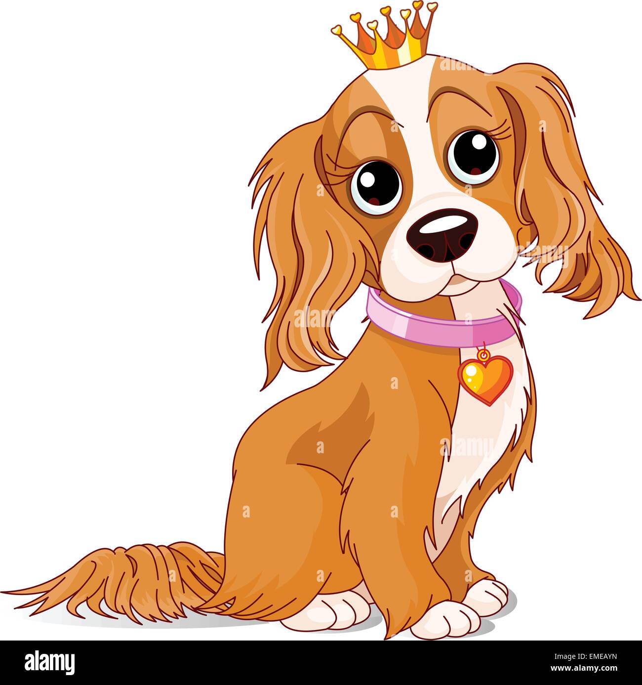 Royalty dog Stock Vector