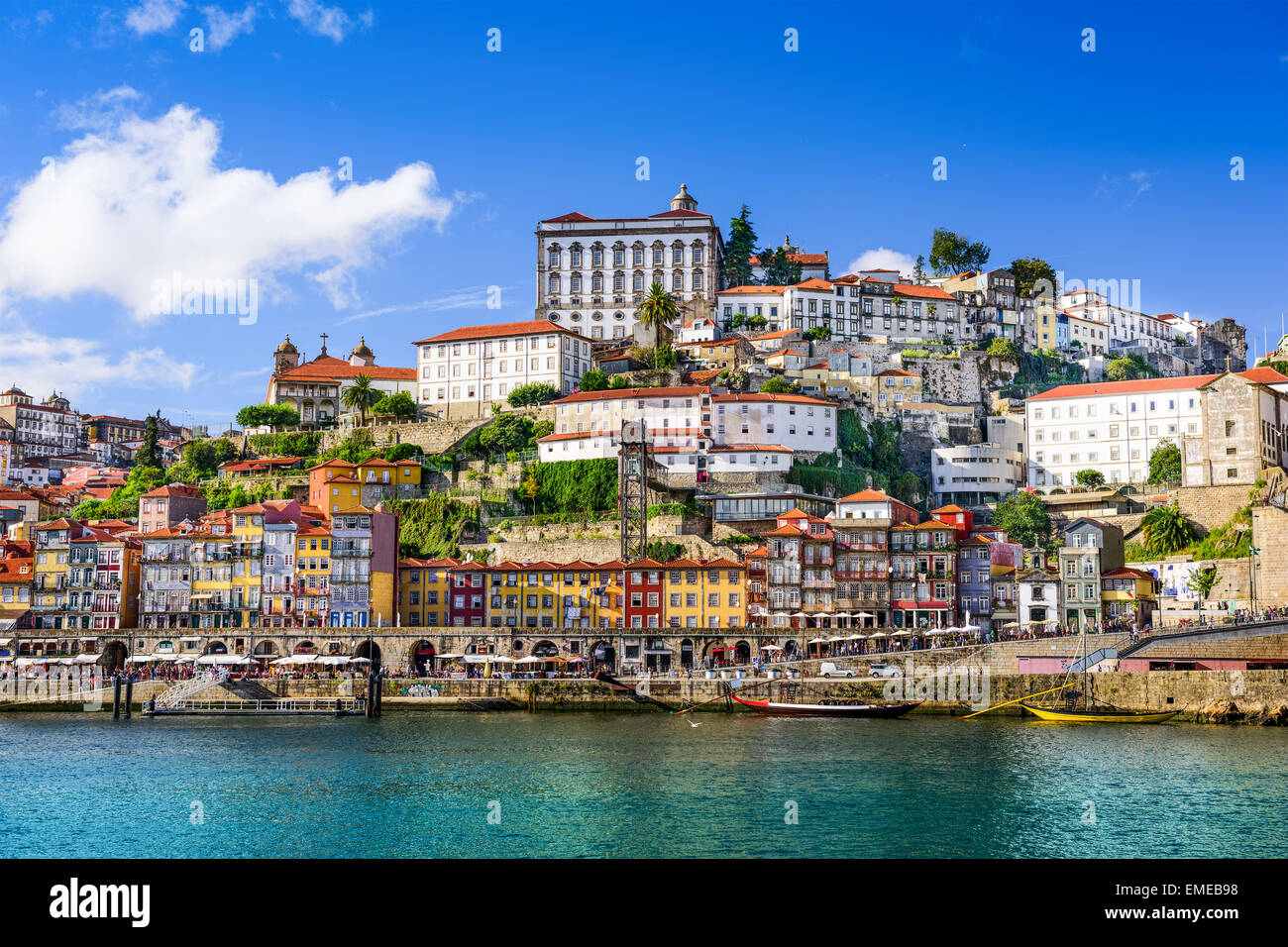 Porto, Portugal old town on the Douro River. Stock Photo