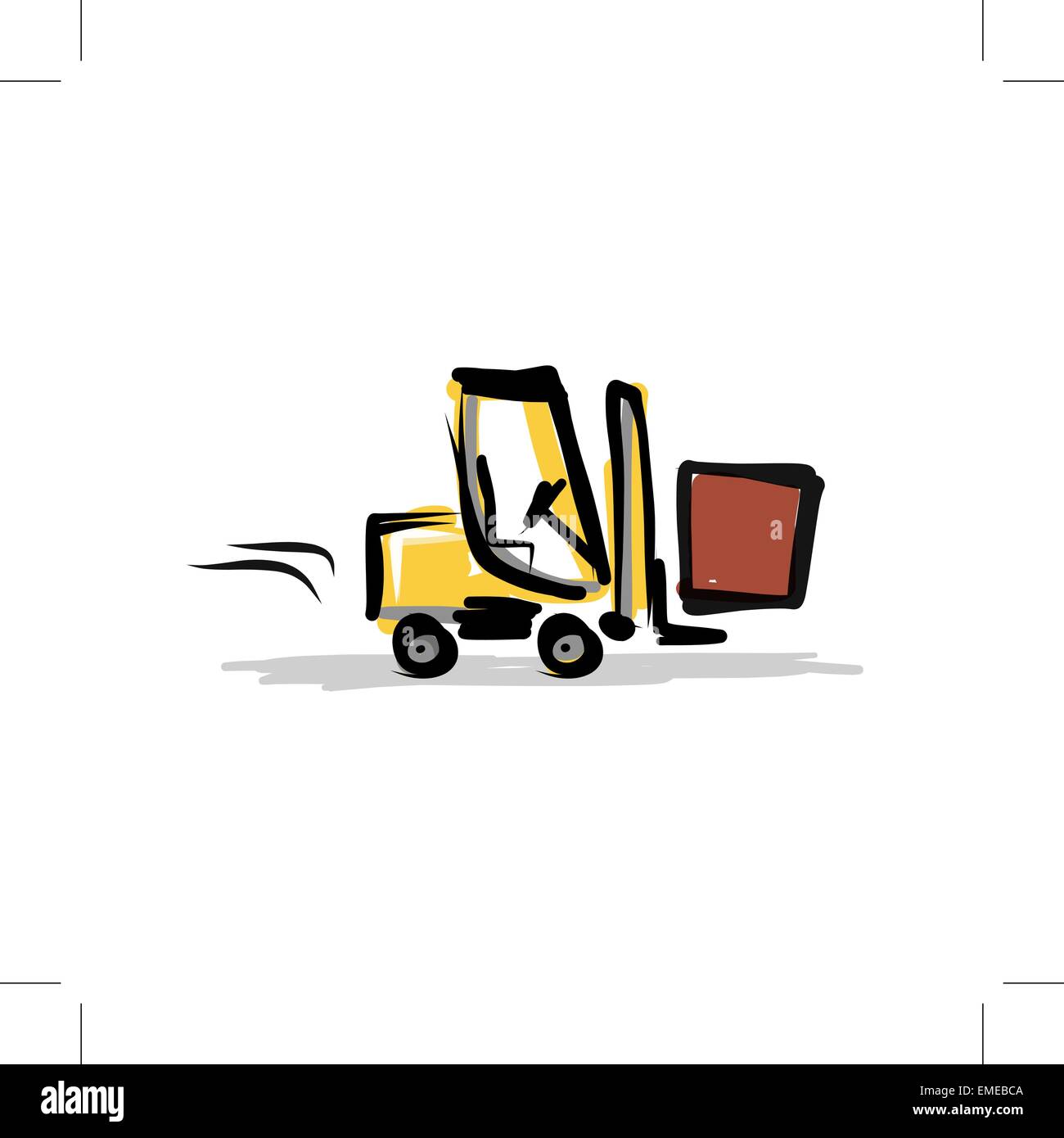 Loader, construction equipment for your design Stock Vector