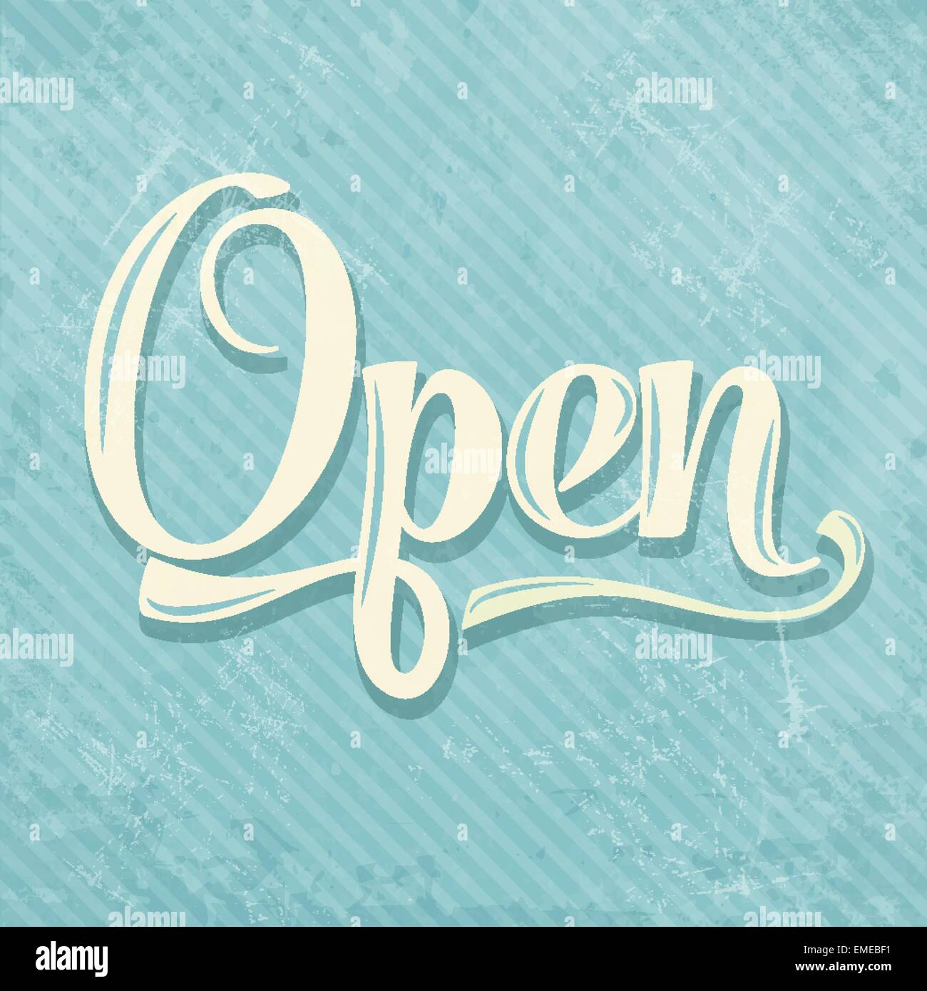 retro open sign Stock Vector Image & Art Alamy