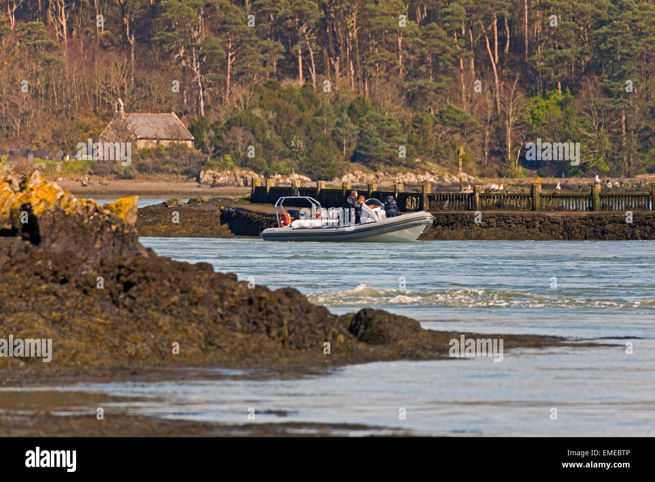 Menai Rib Menai Suspension Bridge Menai Strais Anglesey North Wales Uk Rib Ride ...