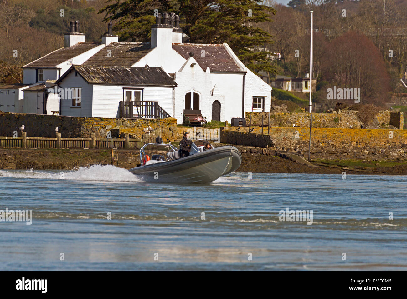 Menai Rib Menai Suspension Bridge Menai Strais Anglesey North Wales Uk Rib Ride ...