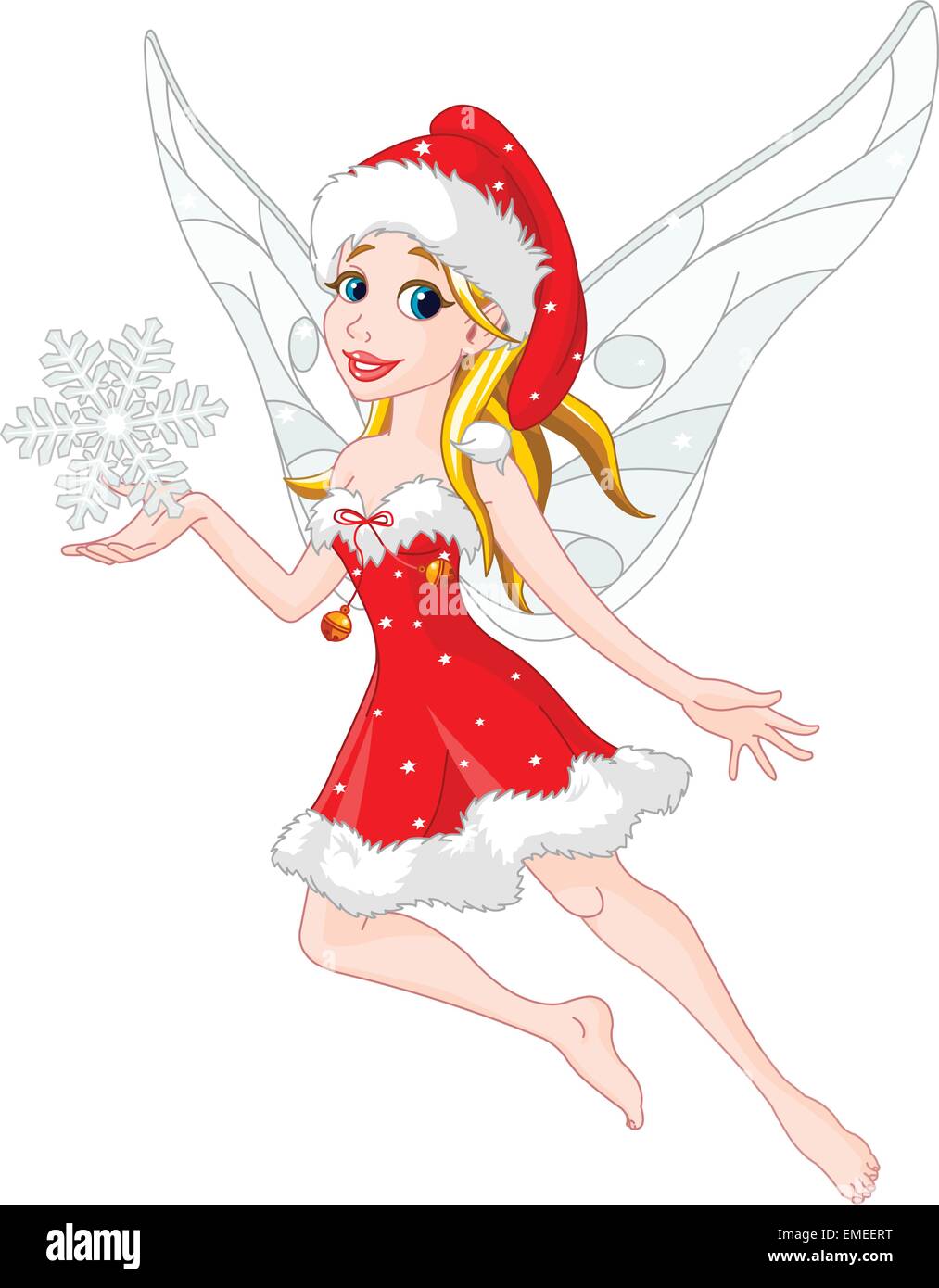 Christmas fairy Stock Vector
