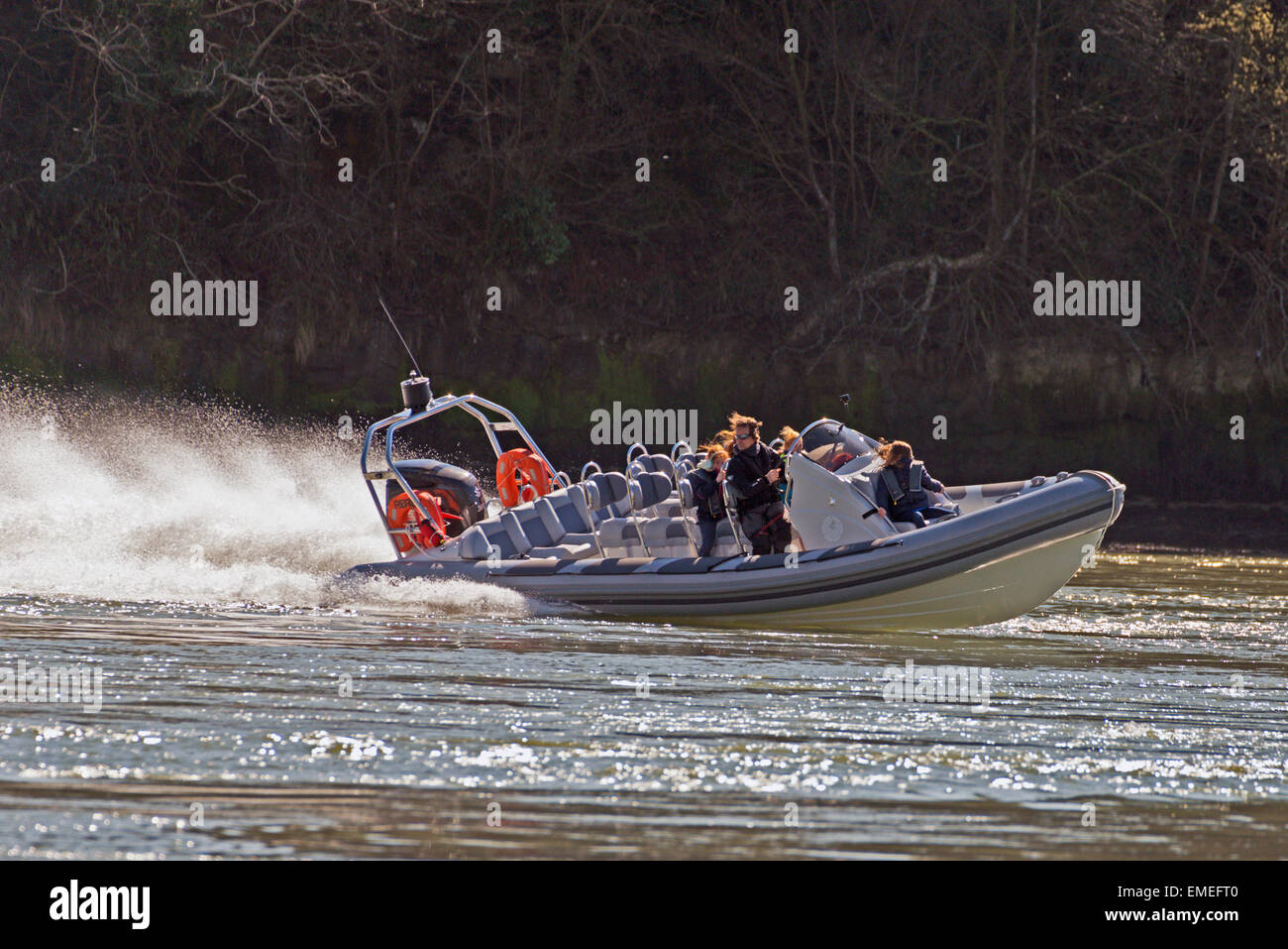 Menai Suspension Bridge Menai Strais Anglesey North Wales Uk Rib Ride ...