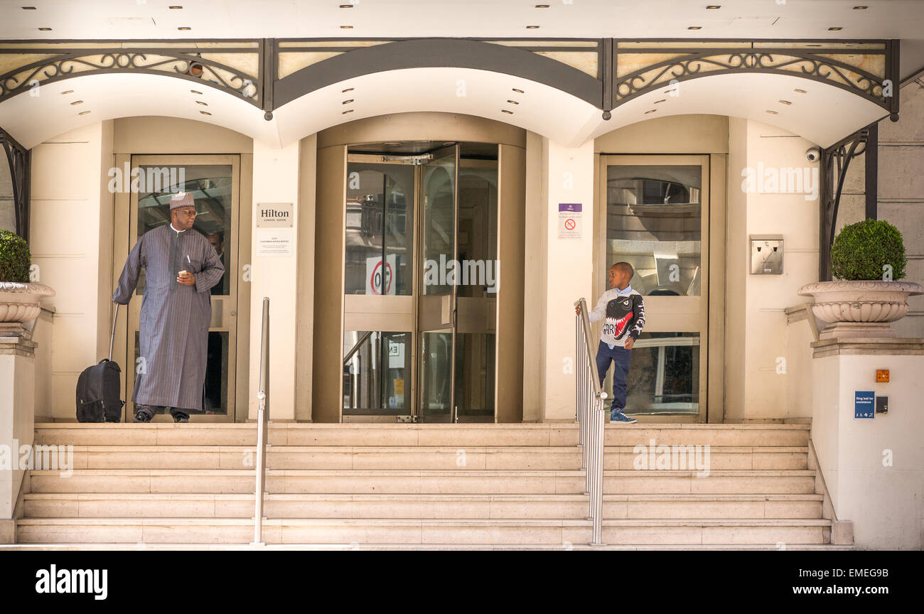 Hilton hotel, Bloomsbury, London, a couple of minutes walk from Euston