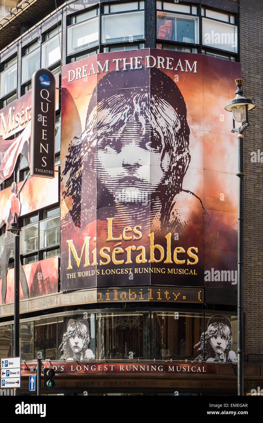 On the corner of Wardour street, London, lies Queen's theatre, home to
