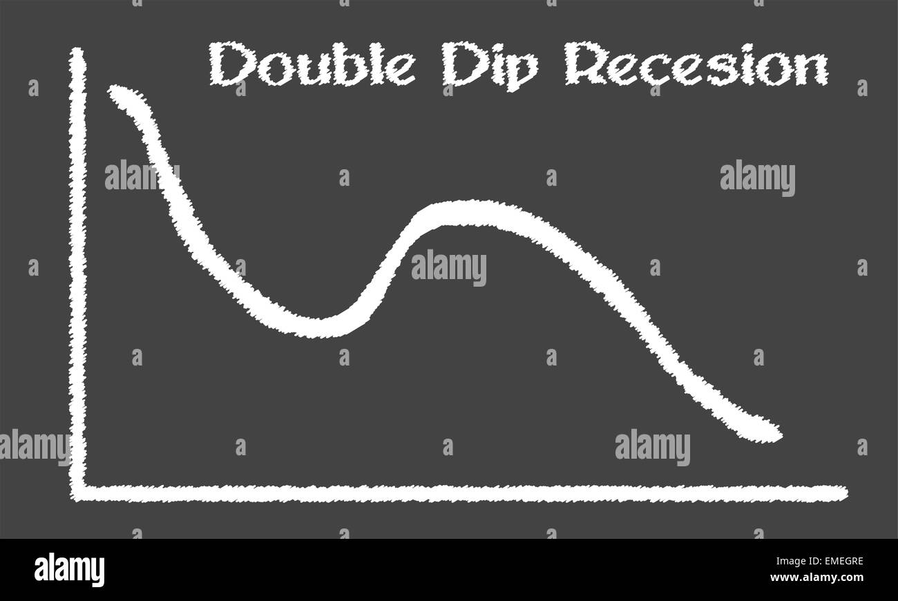Double dip graph Stock Vector Images Alamy
