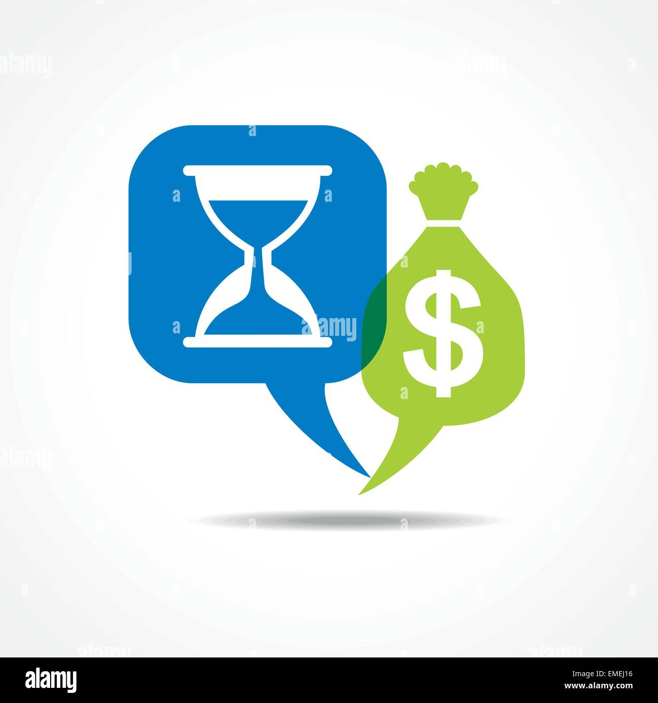 Time is money concept stock vector Stock Vector Image & Art Alamy