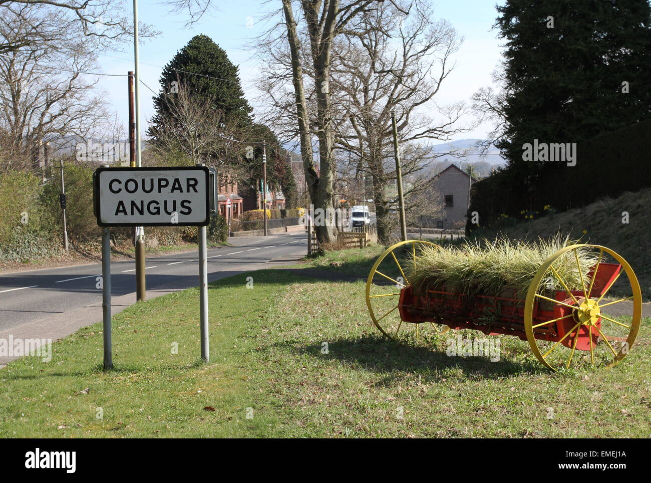 coupar angus sign scotland hires stock photography and images