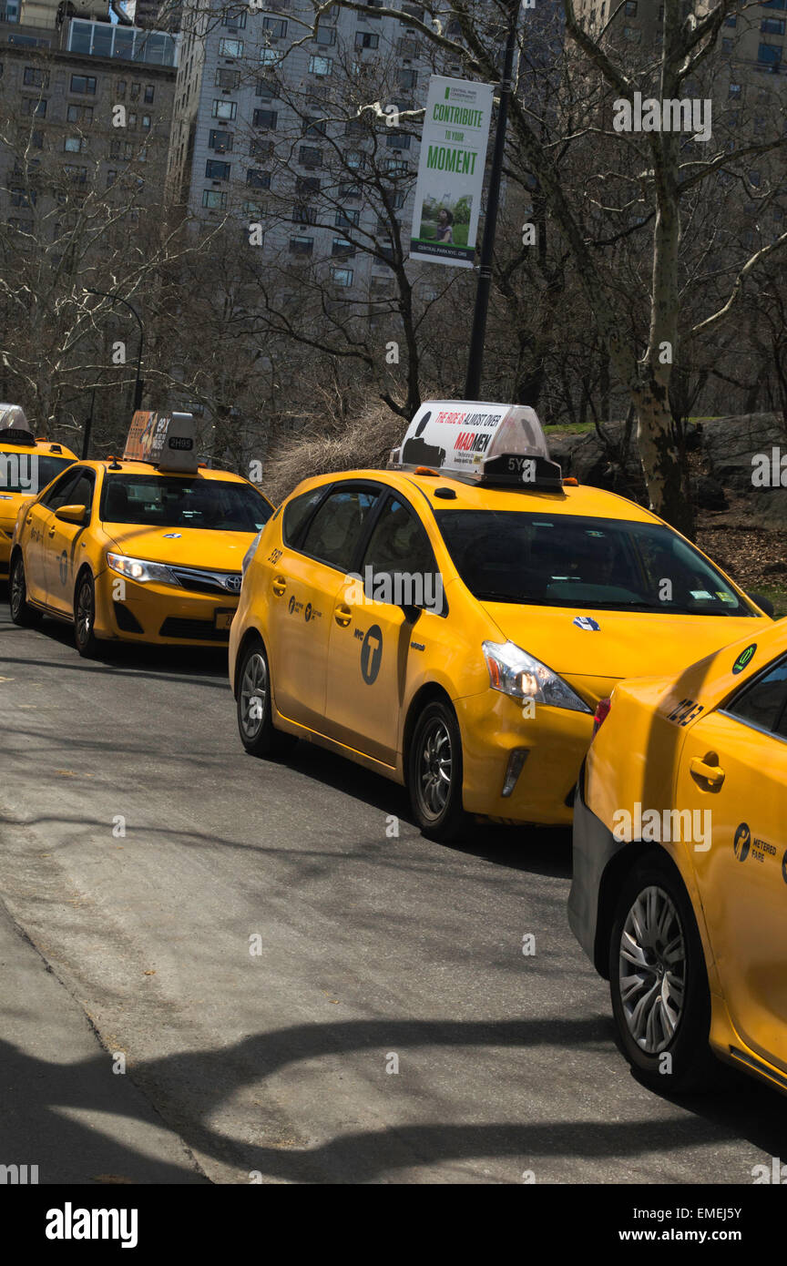 New York Taxis Stock Photo