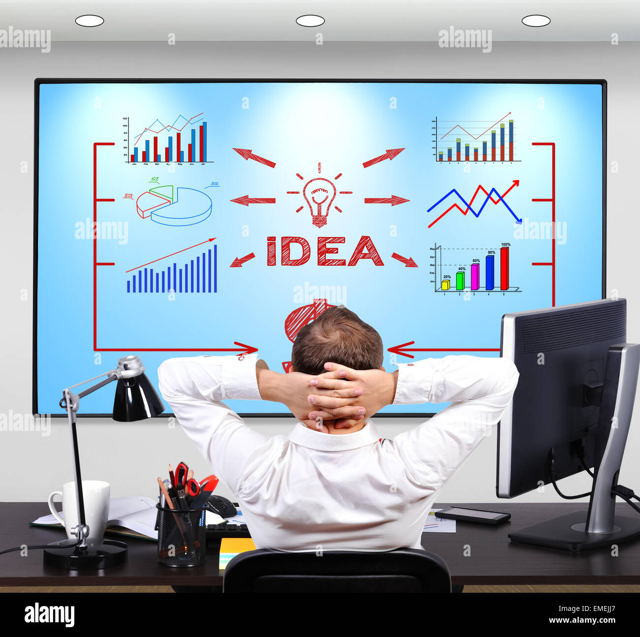 Idea office hi-res stock photography and images - Alamy