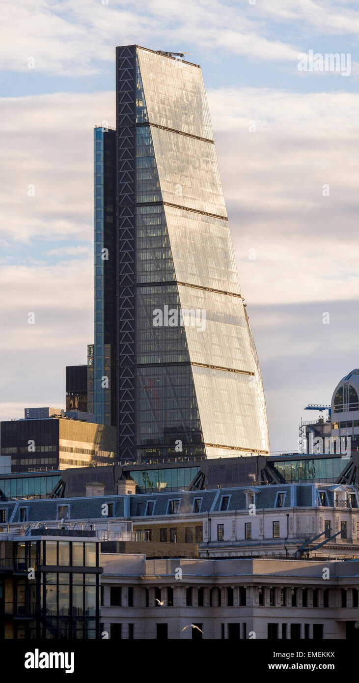 The Cheese Grater building,122 Leadenhall Street, City of London, London, Britain. Stock Photo