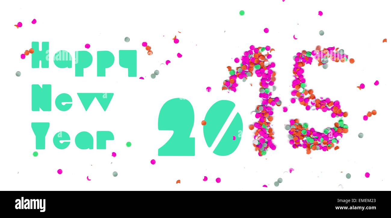 Happy new year 2015 party banner Stock Vector