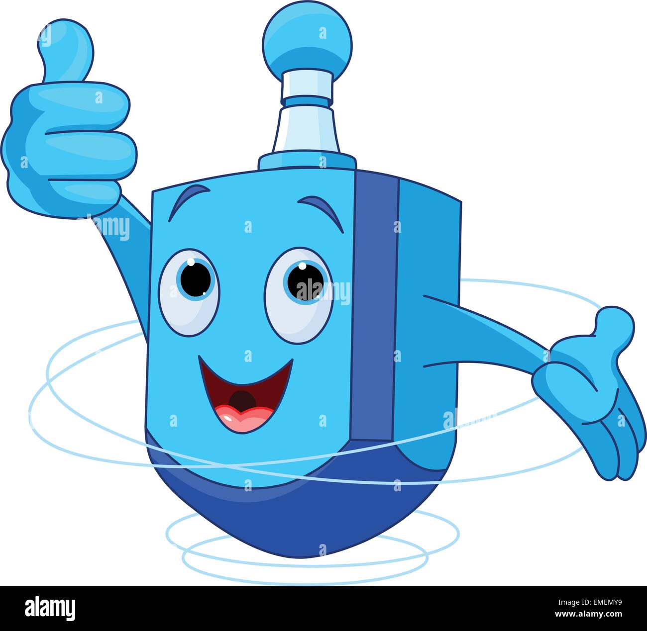 Dreidel Character Stock Vector