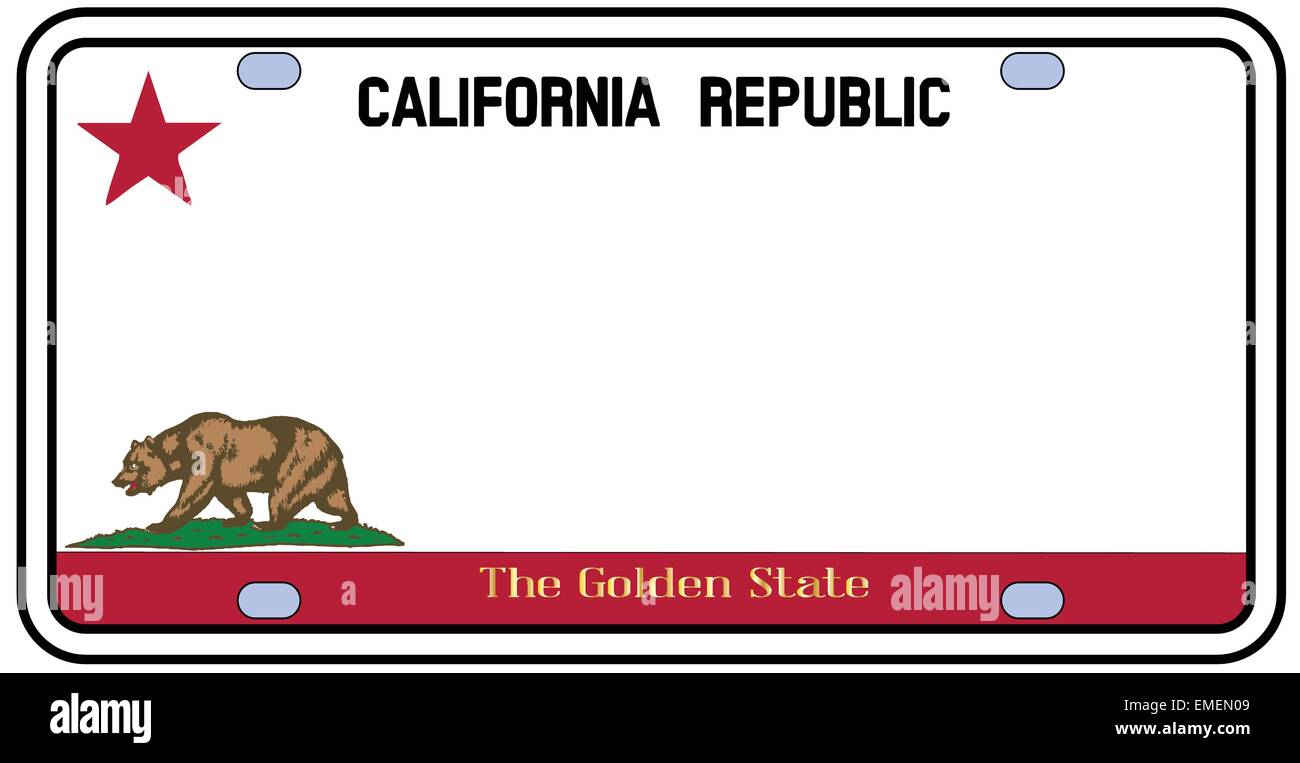 California license plate hires stock photography and images Alamy