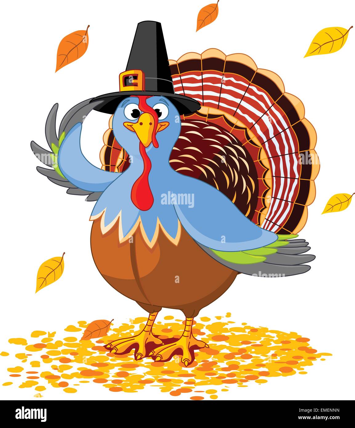 Thanksgiving Turkey Stock Vector