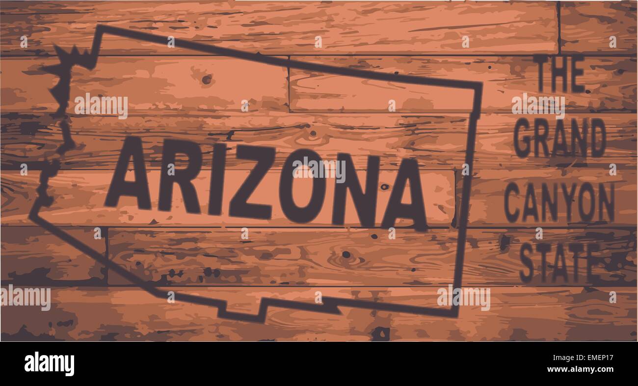 Arizona Map Brand Stock Vector Image & Art Alamy