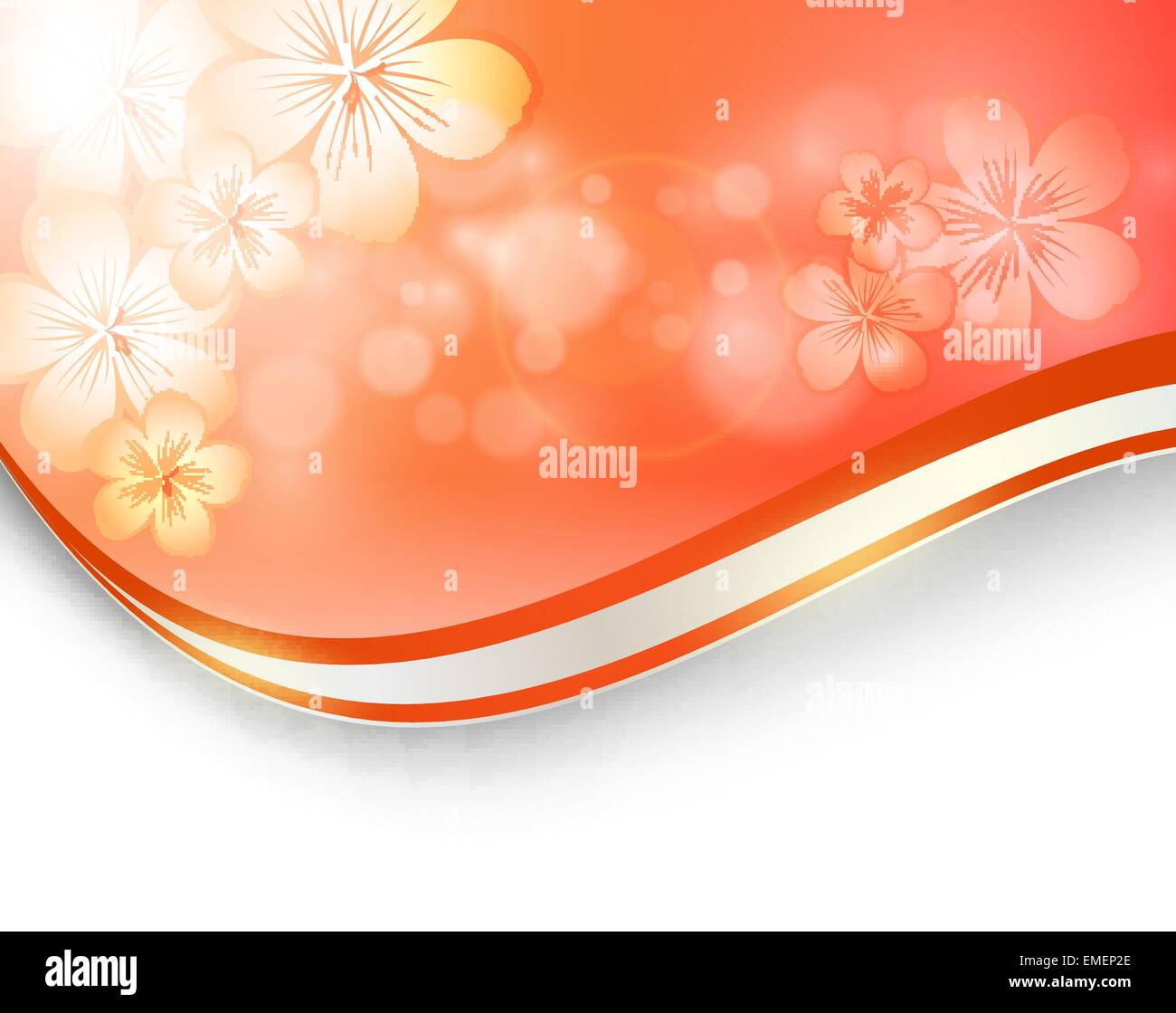 abstract floral vector background Stock Vector Image & Art - Alamy