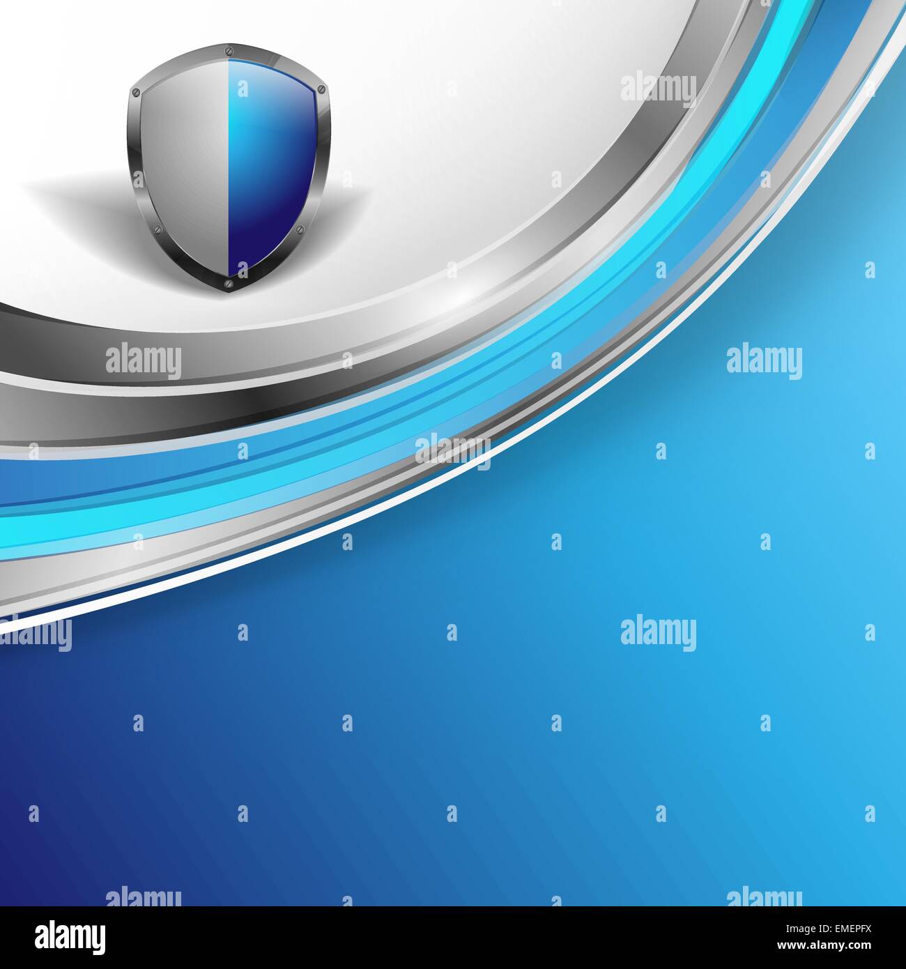 abstract vector template with shield Stock Vector Image & Art - Alamy