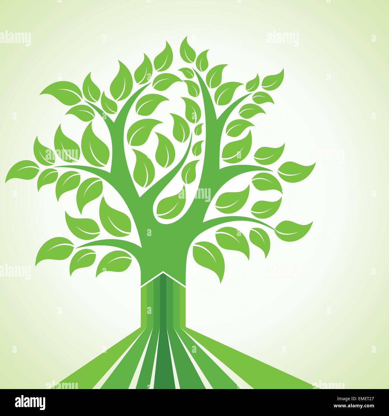 Abstract Tree Design vector illustration Stock Vector Image & Art Alamy