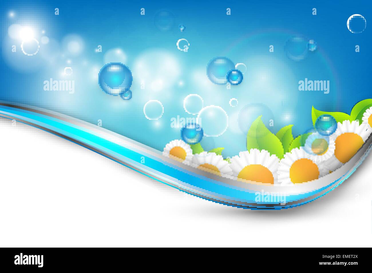 bright summer vector background Stock Vector Image & Art - Alamy