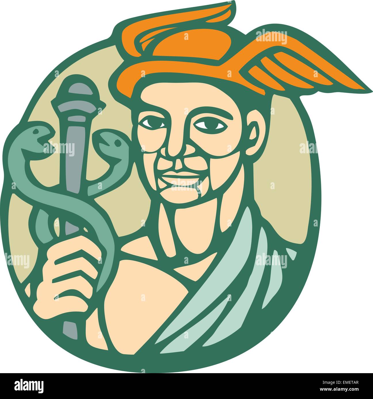 Hermes Staff High Resolution Stock Photography and Images Alamy