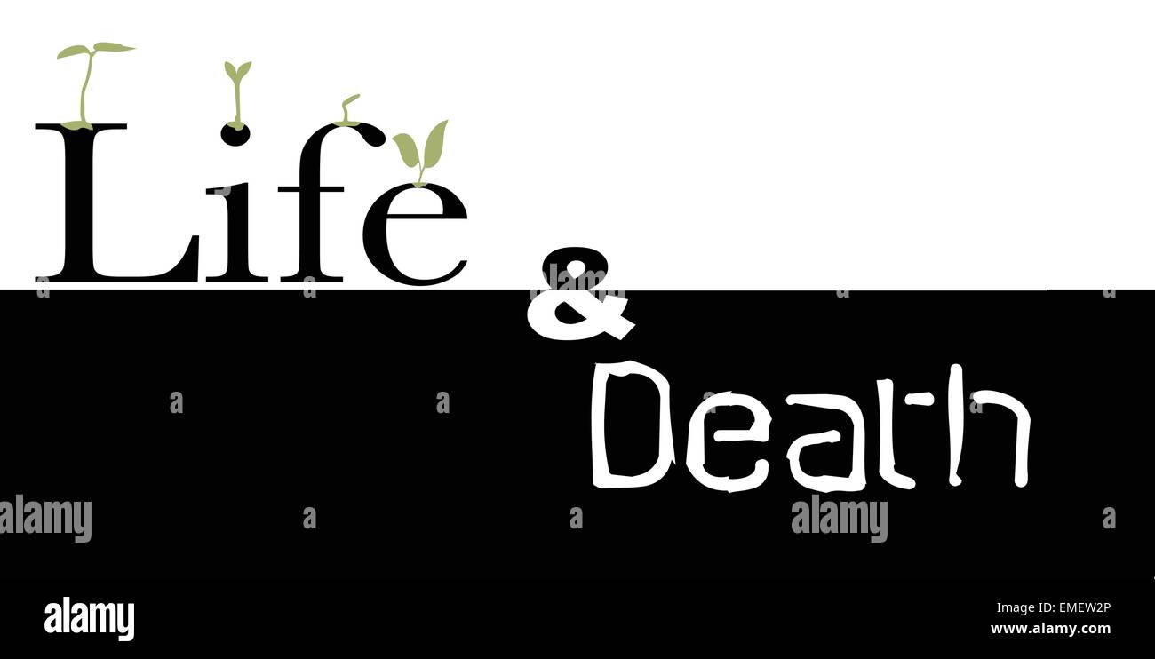 Life and Death Stock Vector