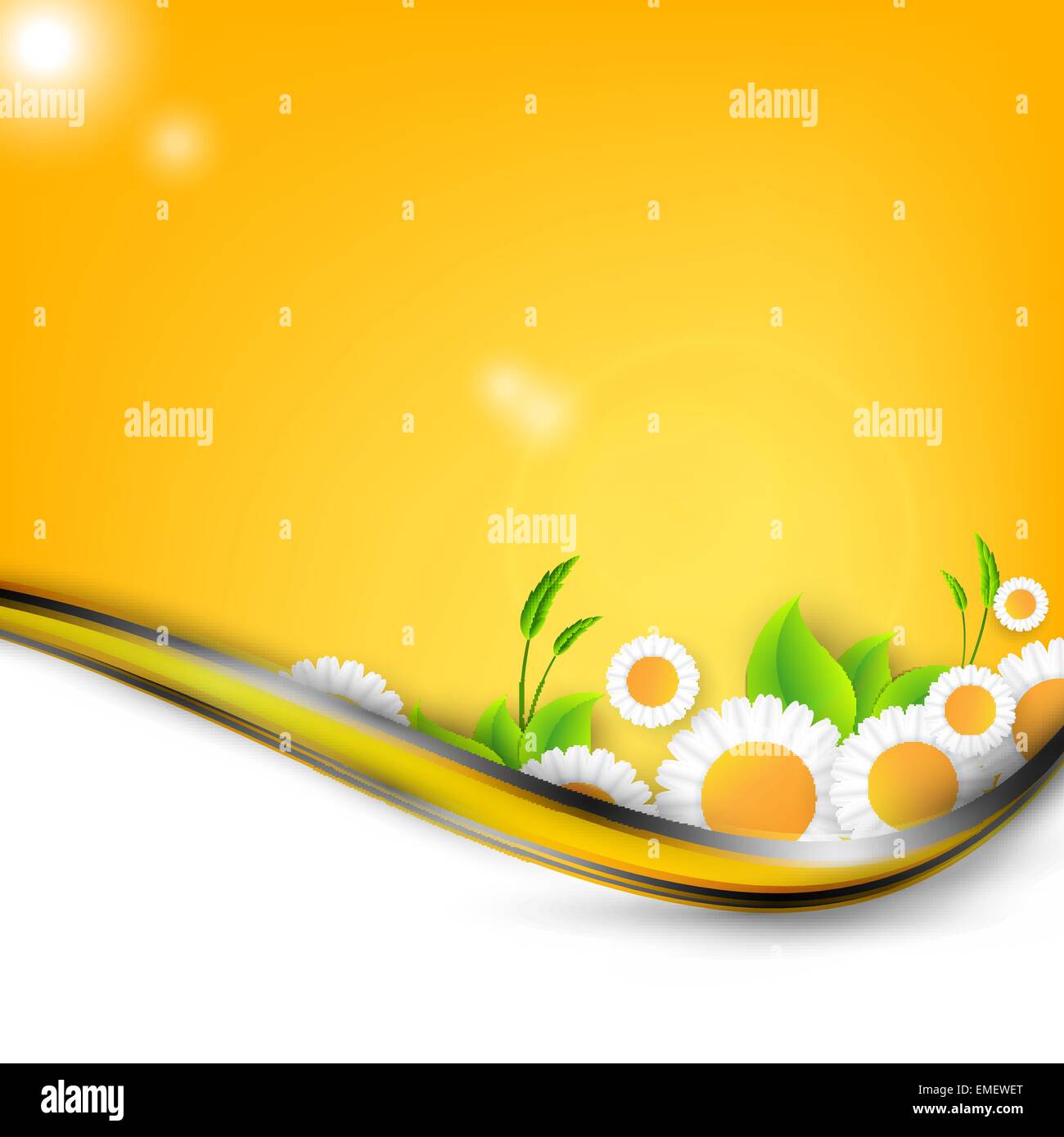 bright summer vector background Stock Vector Image & Art - Alamy