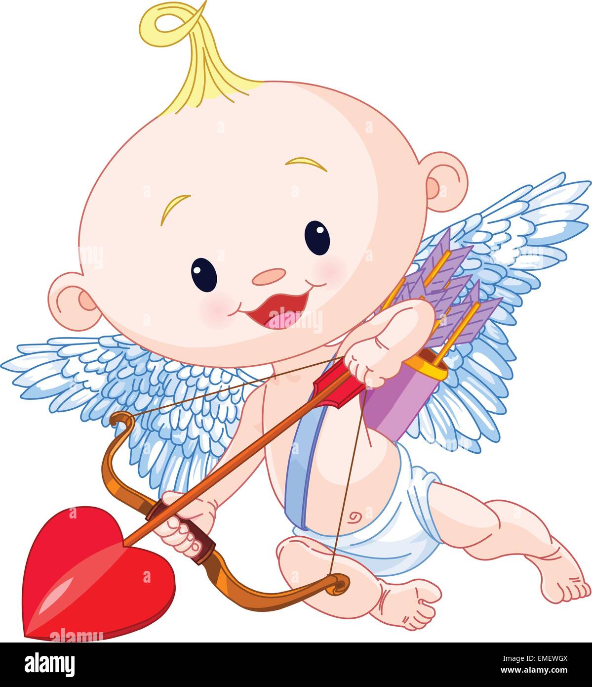 Valentineâ€™s Day Cupid Stock Vector