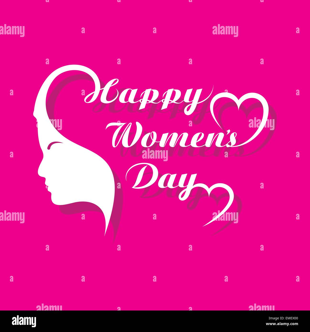 Womens day greeting card design vector illustration Stock Vector Image ...