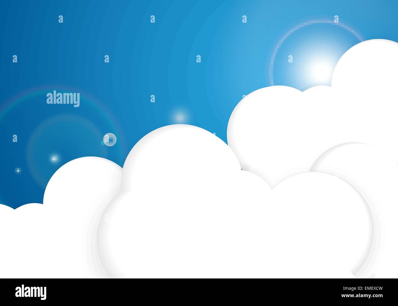Sky blue template hi res stock photography and images alamy