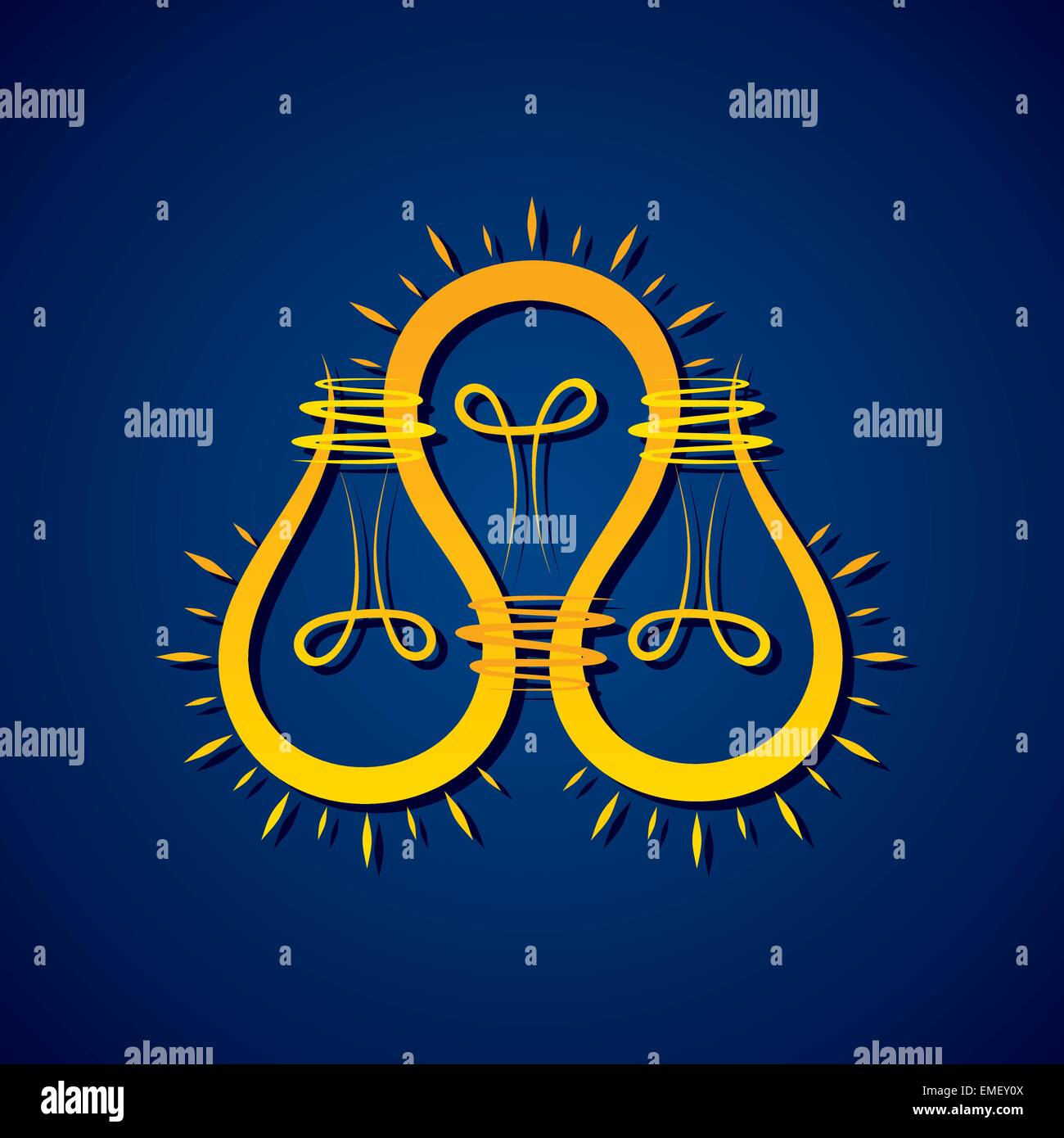 Business idea concept with light bulbs Stock Vector Image & Art - Alamy