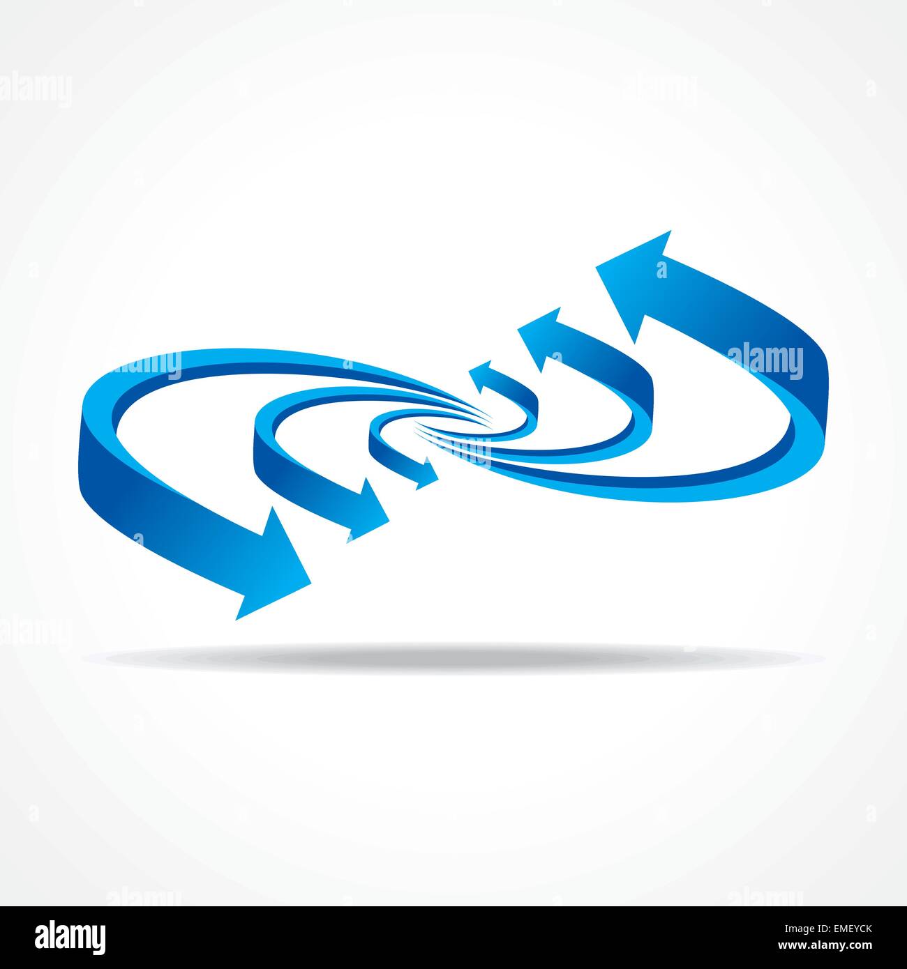 Vector blue arrow hi-res stock photography and images - Alamy