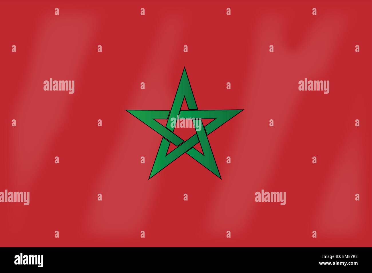 Morocco Flag Stock Vector