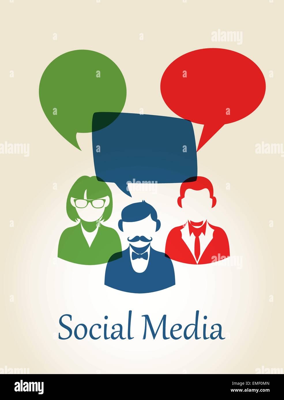 Social media concept chat Stock Vector Images Alamy