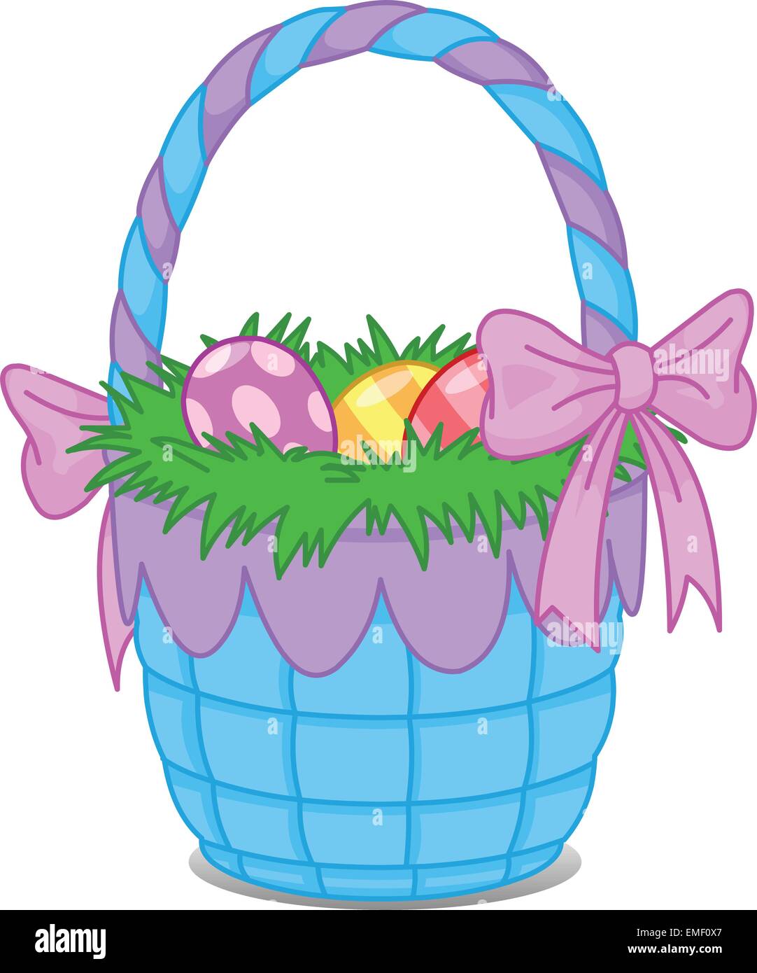 Easter basket Stock Vector