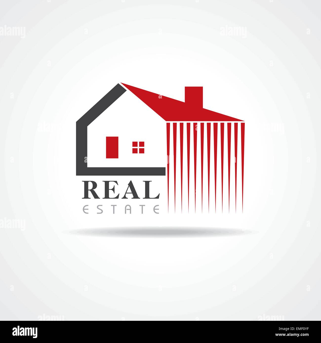 Vector illustration of Real Estate icon Stock Vector Image & Art - Alamy