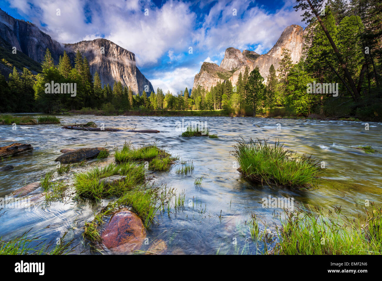 Gates of the Valley, Yosemite National Park, California USA Stock Photo ...