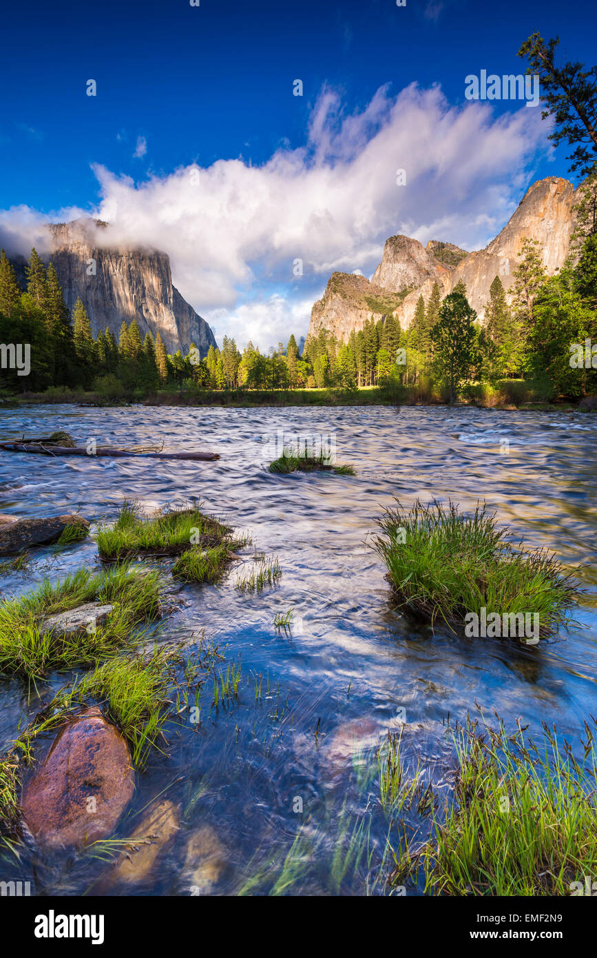 Gates of the Valley, Yosemite National Park, California USA Stock Photo ...