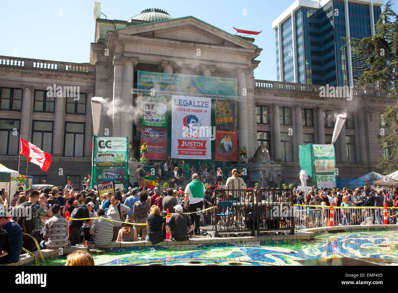 Thousands gather for the annual 420 Vancouver Festival in British