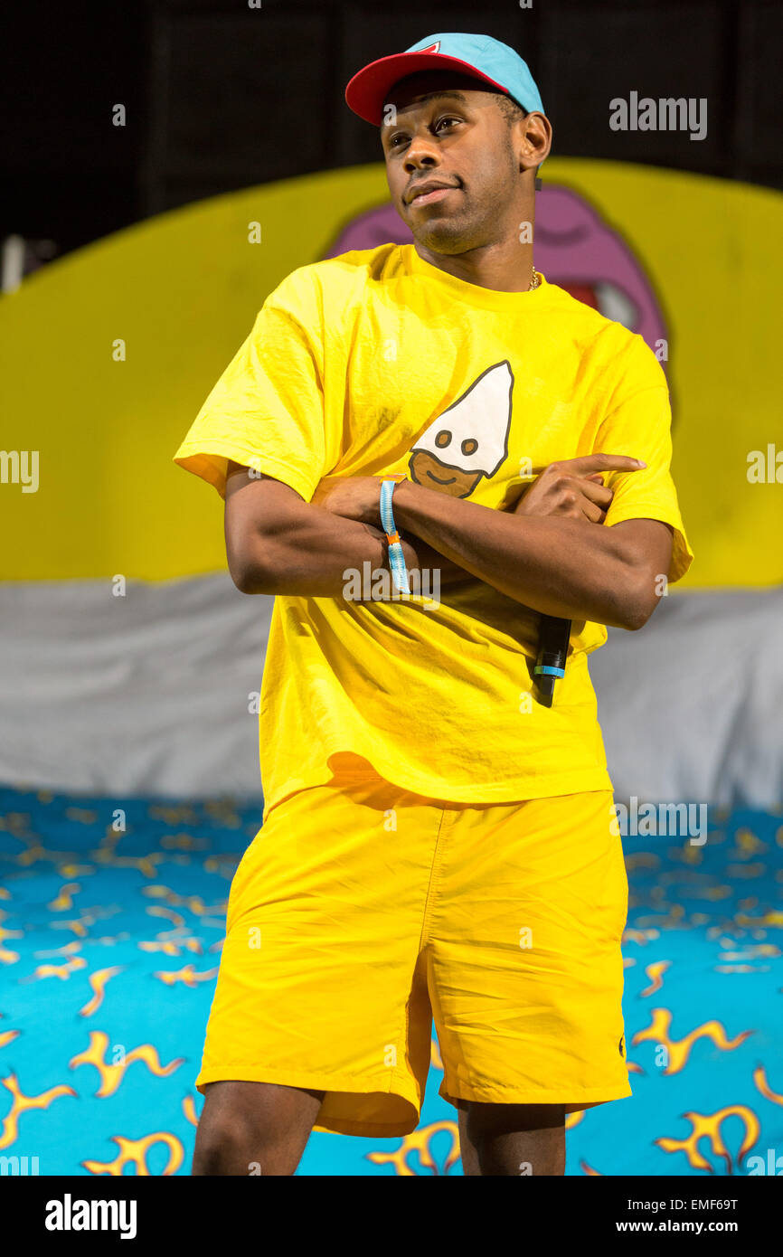 Indio, California, USA. 18th Apr, 2015. Rapper TYLER, THE CREATOR